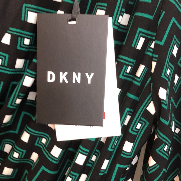 DKNY Faux Ruched Wrap Dress - Picture 2 of 10